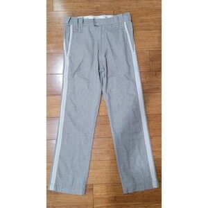 DIESEL Industry Side Striped Knit Dress Pants Women's Size 27 Logo RARE